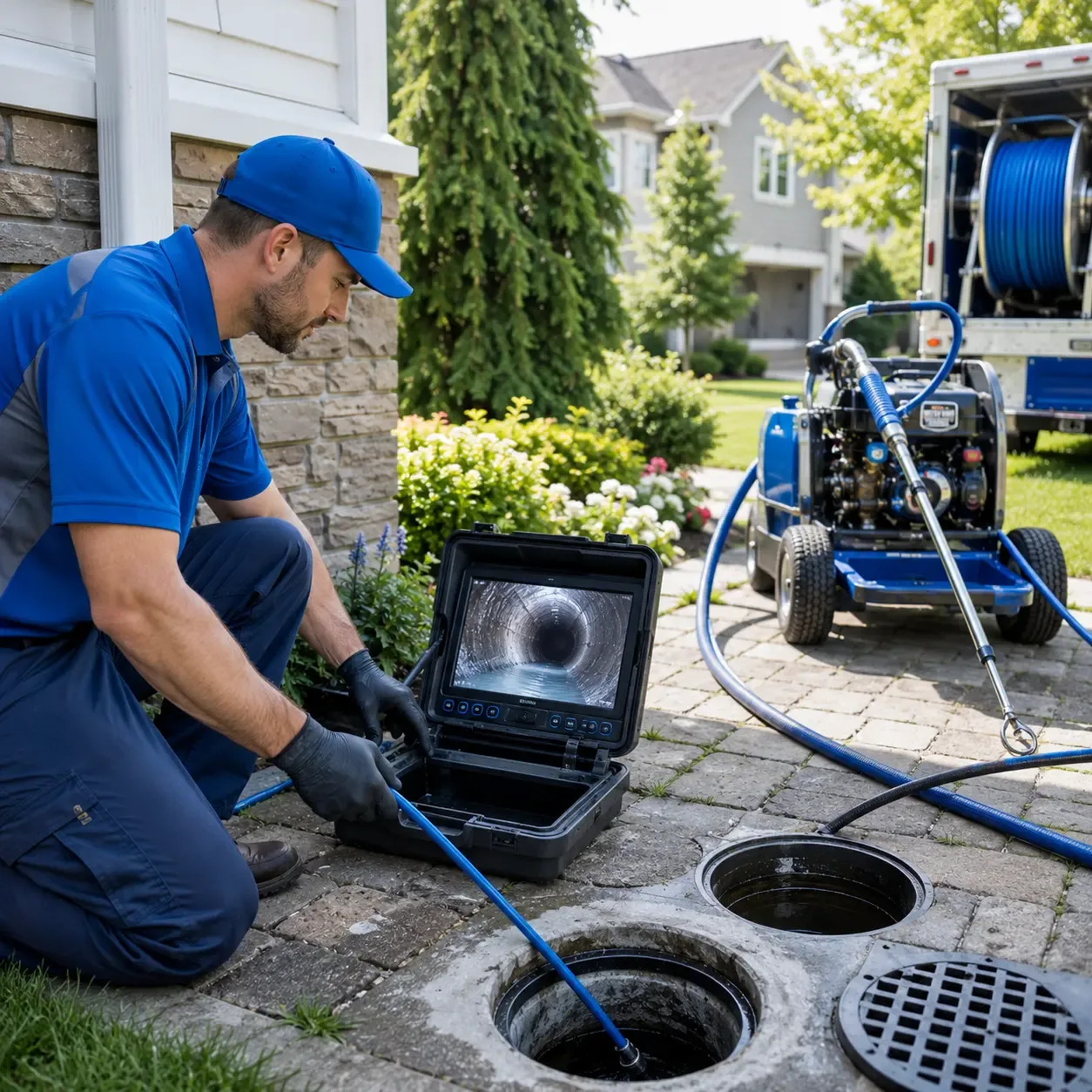 Outdoor drain cleaning professionals serving Henrico, NC