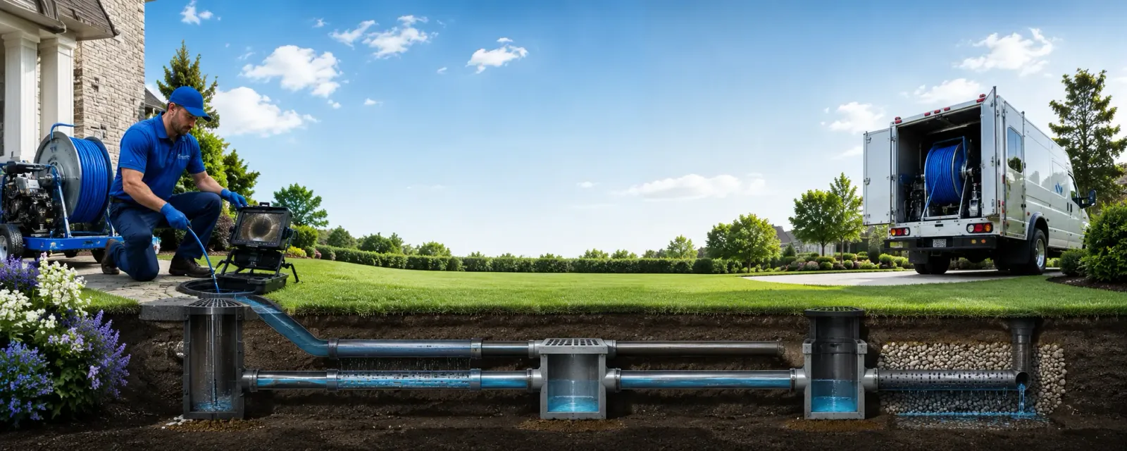 Outdoor drain cleaning information for Henrico, NC